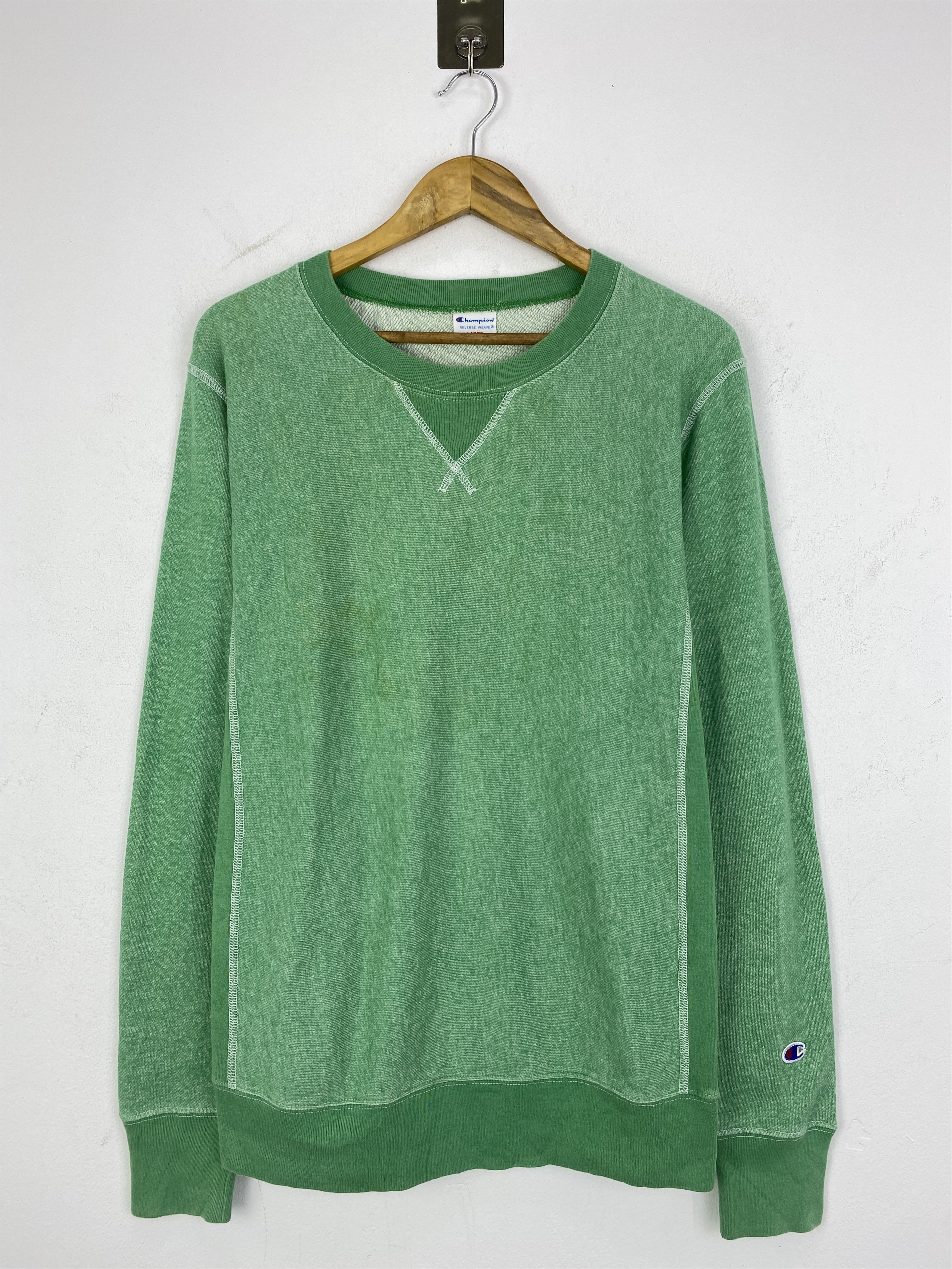Champion Vintage 90s Champion Plain Pullover Crewneck Hoodie SH0238 Size US L / EU 52-54 / 3 - 1 Thumbnail