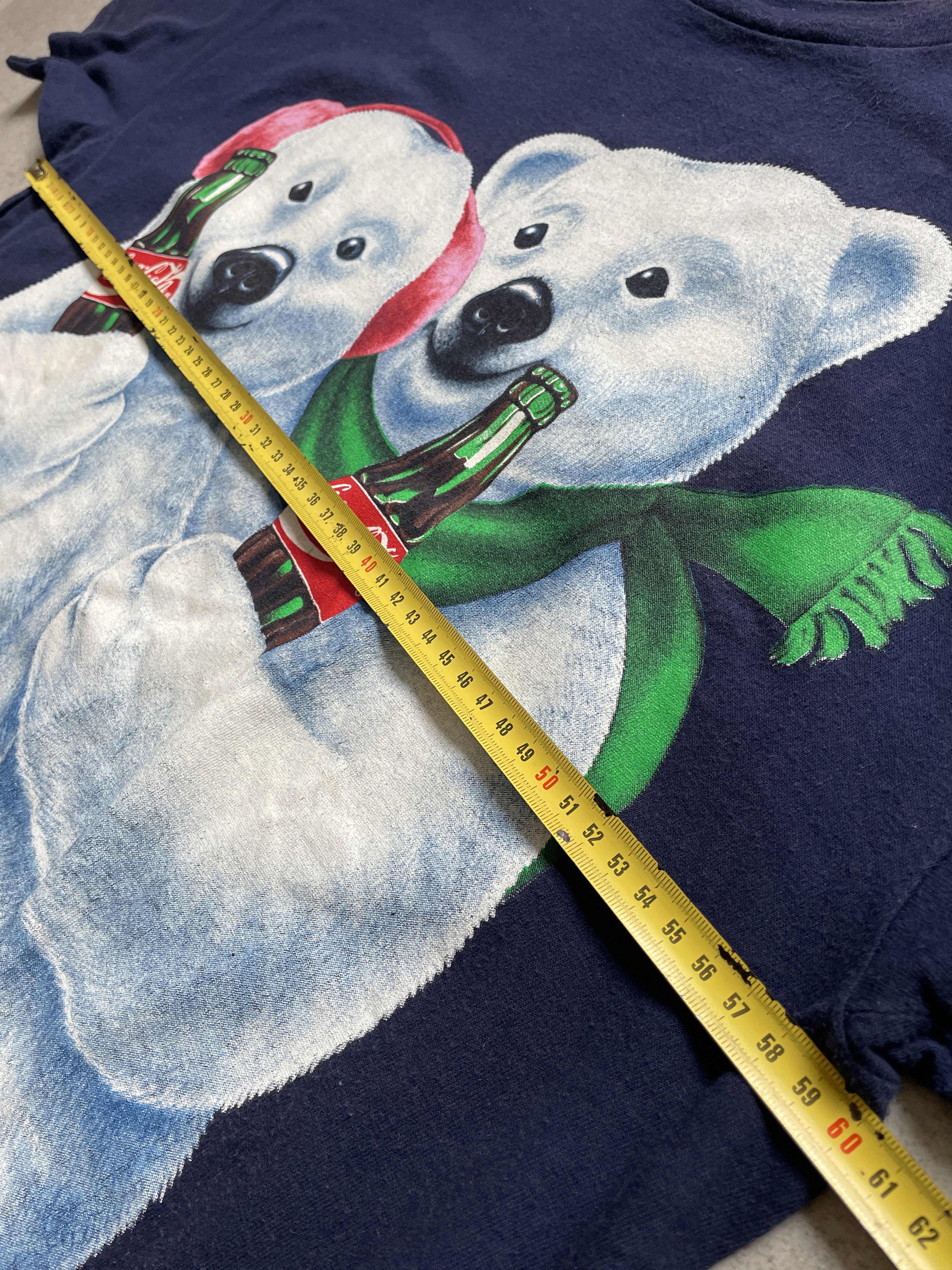 Coca Cola VINTAGE 90S 1994 COCA COLA BEARS NAVY TEE Size US XL / EU 56 / 4 - 8 Thumbnail