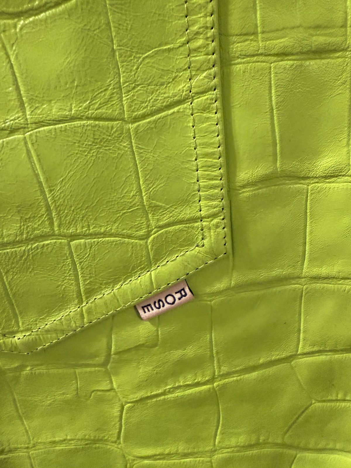 Martine Rose Croc Leather Jujy Pants