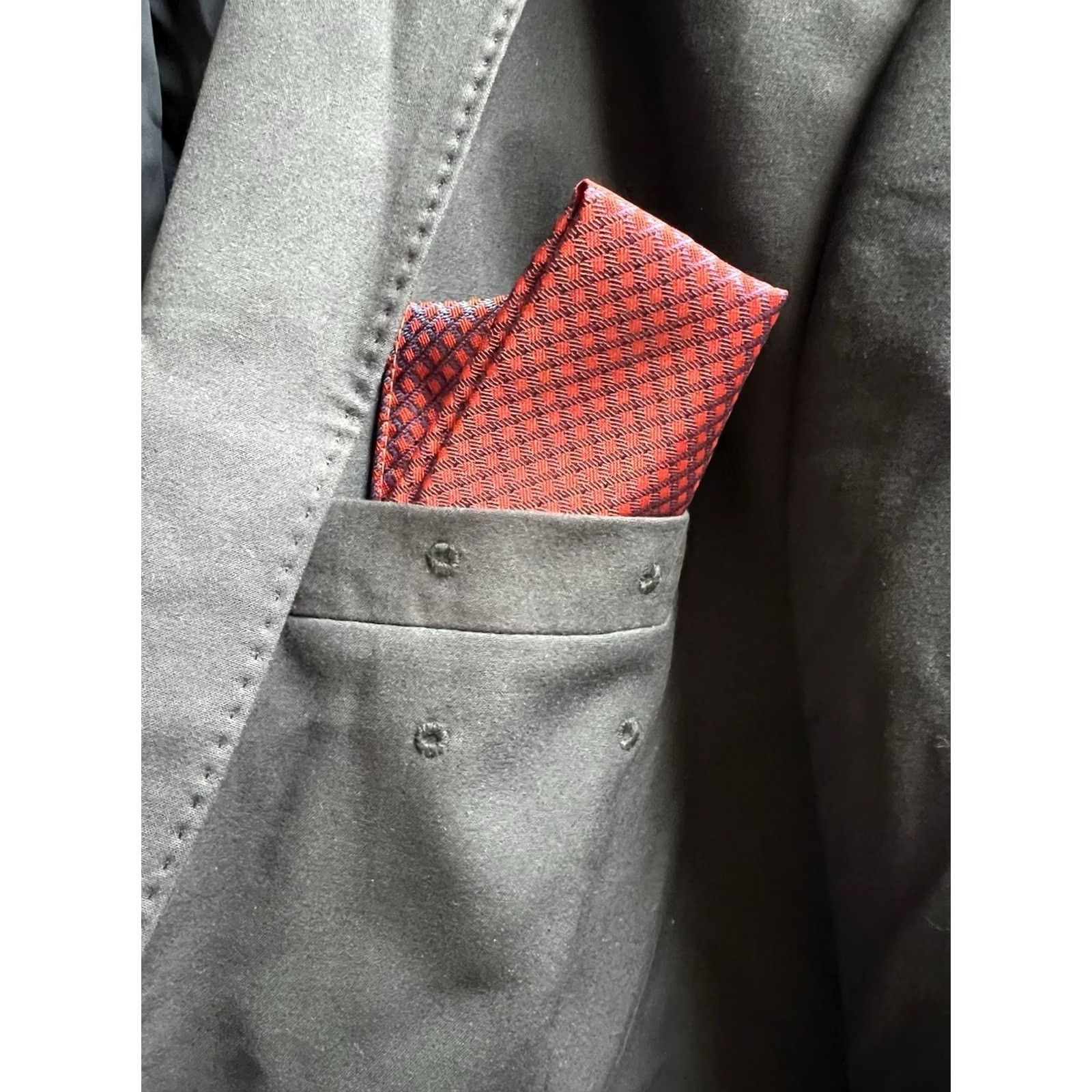 Lands' End VINTAGE Lands' End x American Airlines Blend Blazer Mens 52 Tall Blue Blazer Mens Boy? Size 52R - 3 Thumbnail