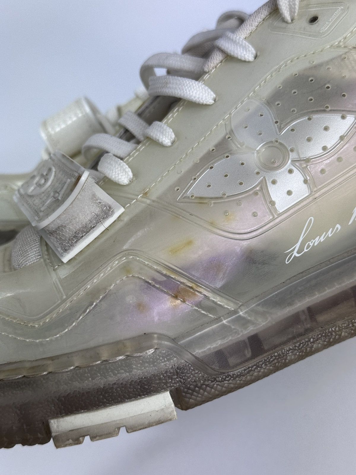 Louis Vuitton TRANSPARENT SNEAKERS Size US 8.5 / EU 41-42 - 9 Thumbnail