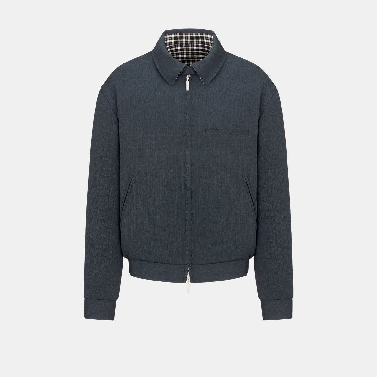 Dior o1bcso1str0326 Reversible Zipped Jacket in Blue Size US L / EU 52-54 / 3 - 1 Thumbnail
