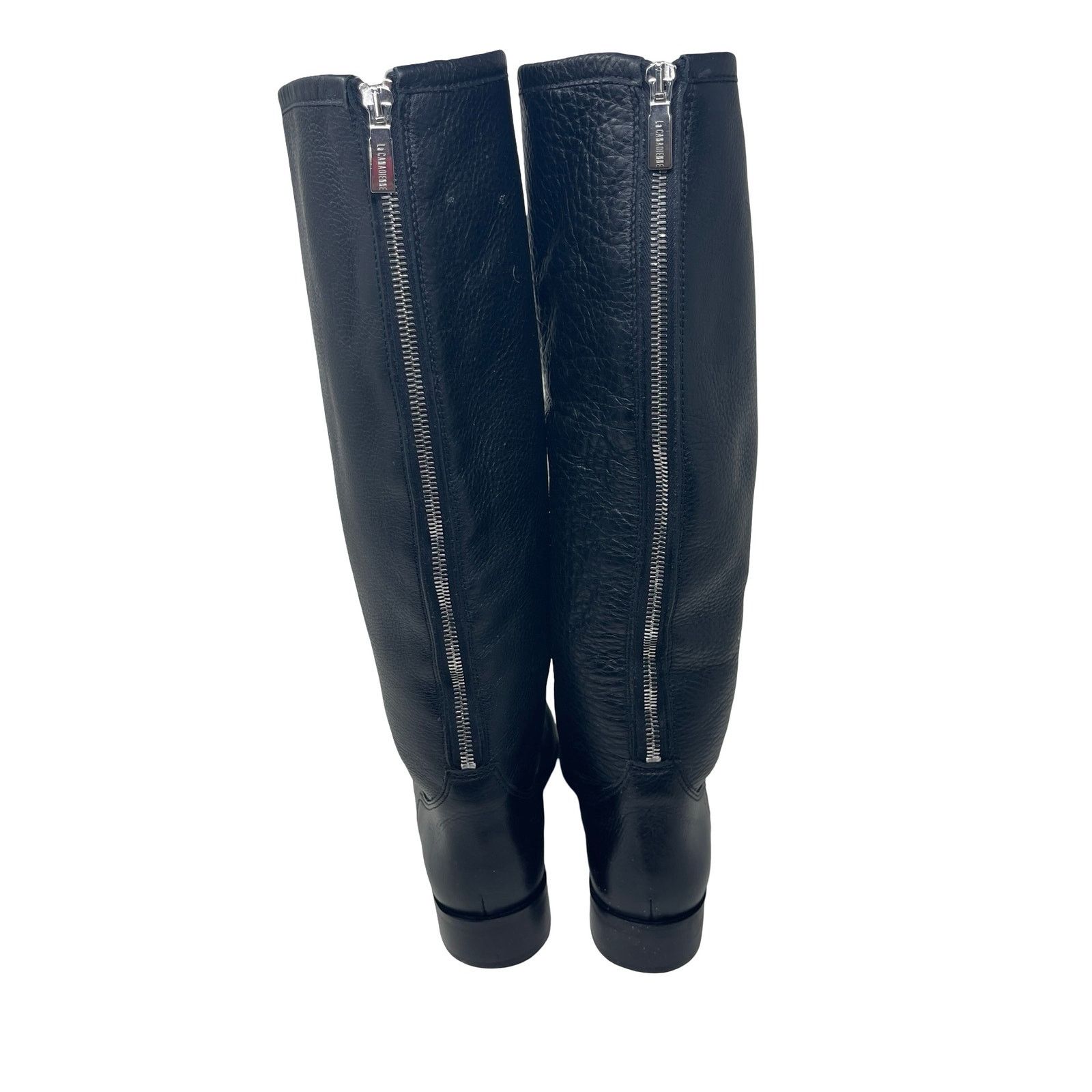 Other La Canadienne Sarit Black Leather Riding Knee High Boots Size US 7.5 / IT 37.5 - 4 Thumbnail