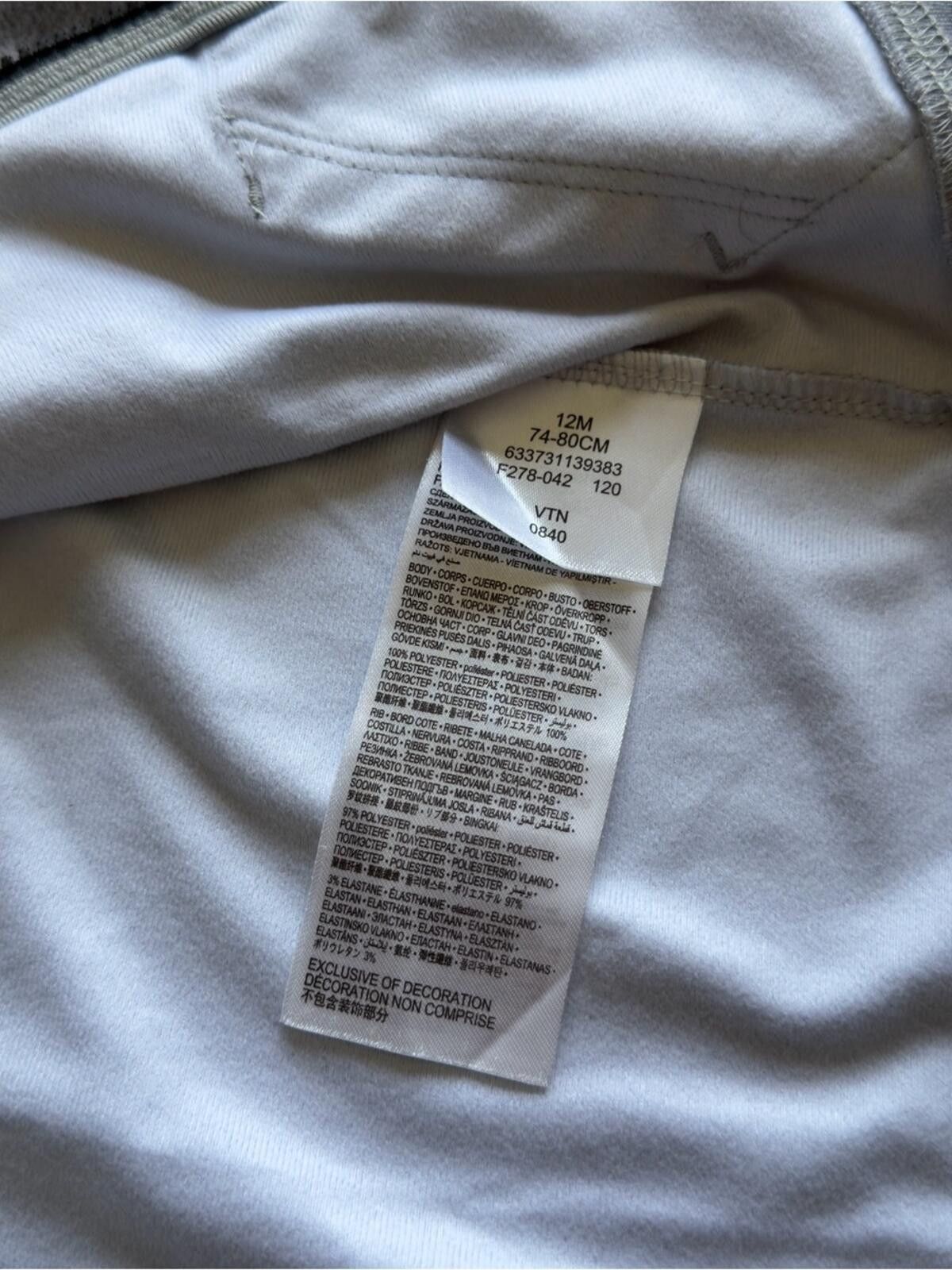 Nike Nike / 2pc Tracksuit Set / Logo Tape 12M / Gray Size ONE SIZE - 7 Thumbnail