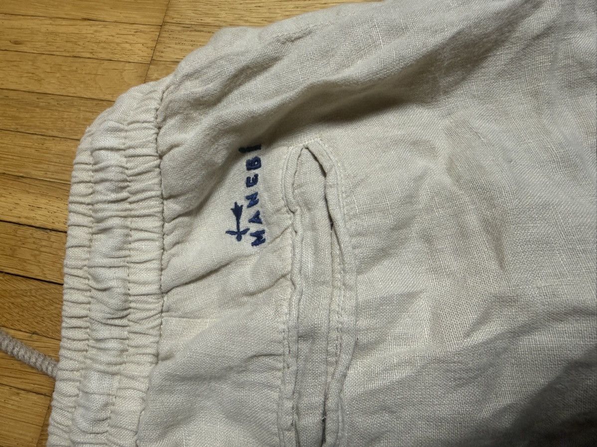 Manebi Manebi Linen Drawstring Pants Beige Made in Italy Size EU48 Size US 32 / EU 48 - 5 Thumbnail