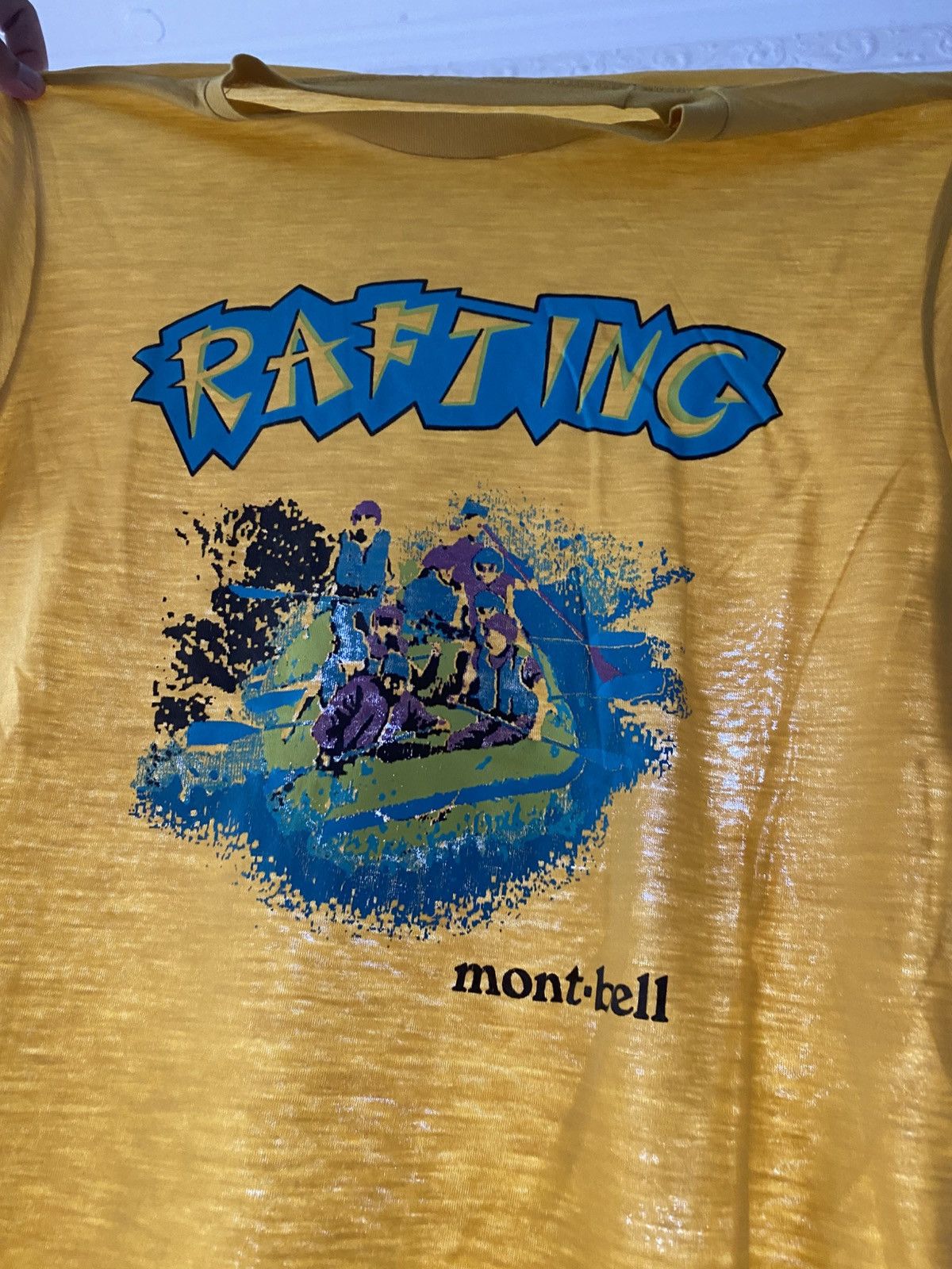 Montbell 🔥RARE🔥 Vintage 80s Single Stitches Montbell Rafting Tee Size US S / EU 44-46 / 1 - 2 Thumbnail