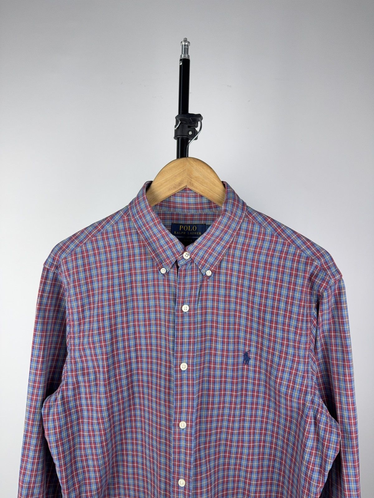 Designer × Polo Ralph Lauren Vintage 90s Polo Ralph Lauren Shirt Mens Plaid Button Down Size US L / EU 52-54 / 3 - 2 Thumbnail