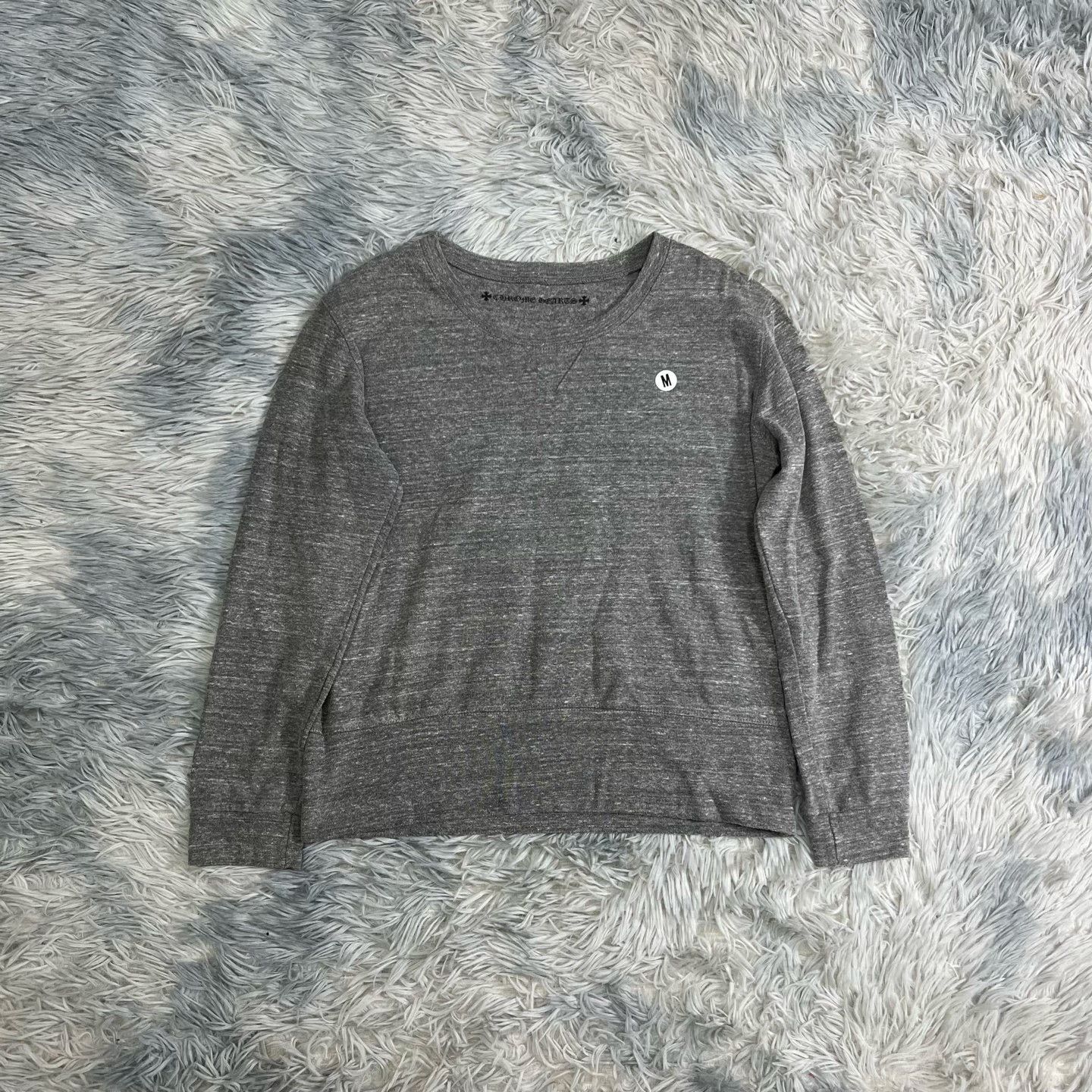 Chrome Hearts Chrome Hearts Gray Long Sleeve Sweater Size US M / EU 48-50 / 2 - 1 Thumbnail