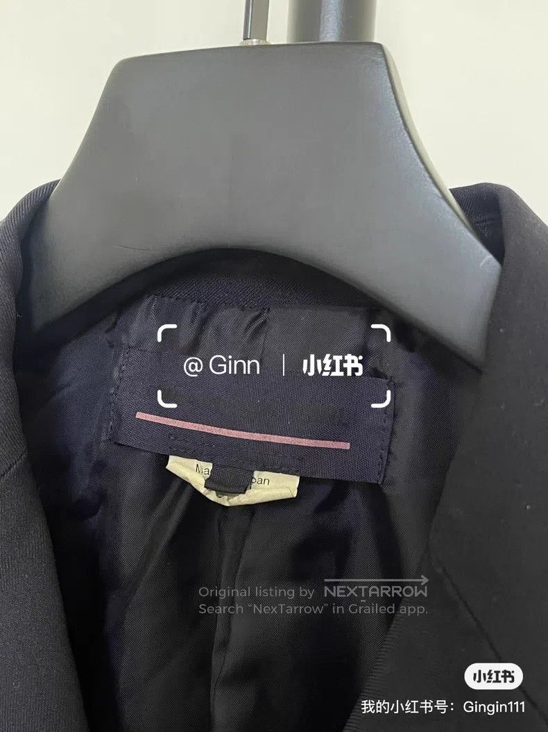 Comme des Garcons Comme Des Garcons Four-Pocket Navy Blazer Jacket Size M / US 6-8 / IT 42-44 - 2 Thumbnail