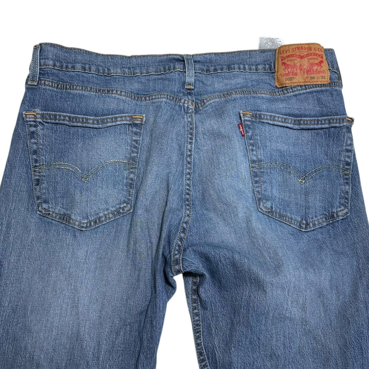 Levi's Levi’s 505 5 Pocket Straight Leg Jeans Men’s 36x30 Size US 36 / EU 52 - 3 Thumbnail