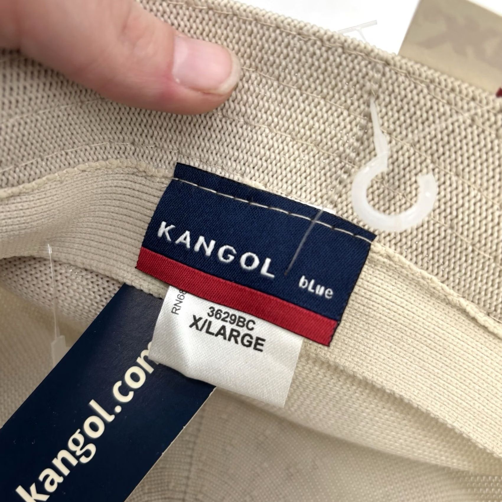 Kangol Kangol Washed Bucket Hat Mens Large Fitted Lightweight Khaki NWT Size ONE SIZE - 5 Thumbnail