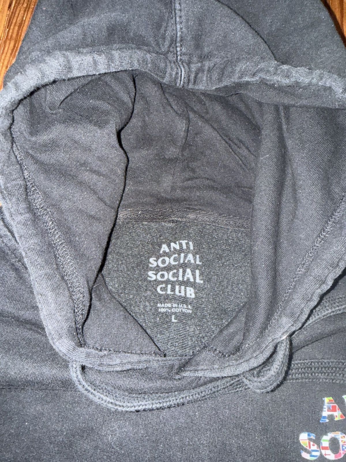 Anti Social Social Club Anti Social Social Club Black Flag Hoodie Size US L / EU 52-54 / 3 - 3 Thumbnail