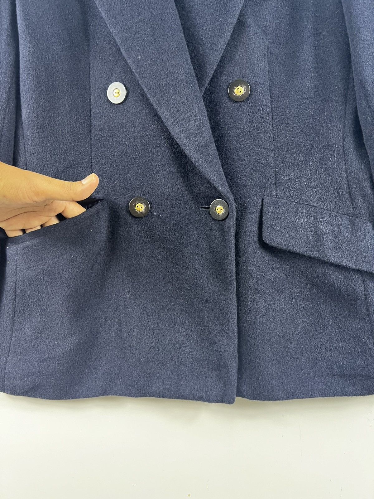 🔥 VINTAGE DOUBLE BREASTED BURBERRYS WOOL BLAZER