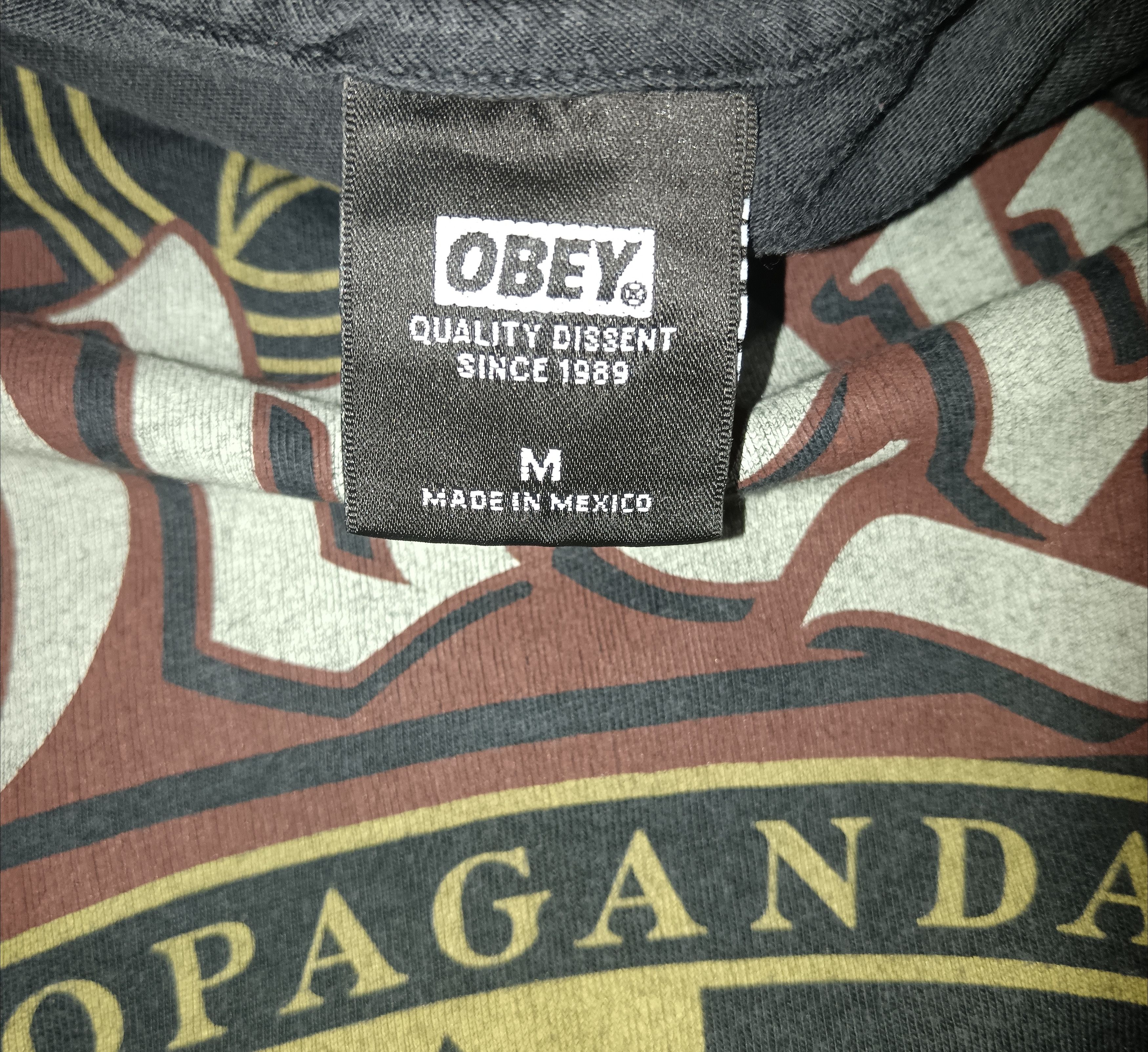Obey × Vintage VINTAGE OBEY PROPAGANDA SHIRT Size US M / EU 48-50 / 2 - 2 Thumbnail