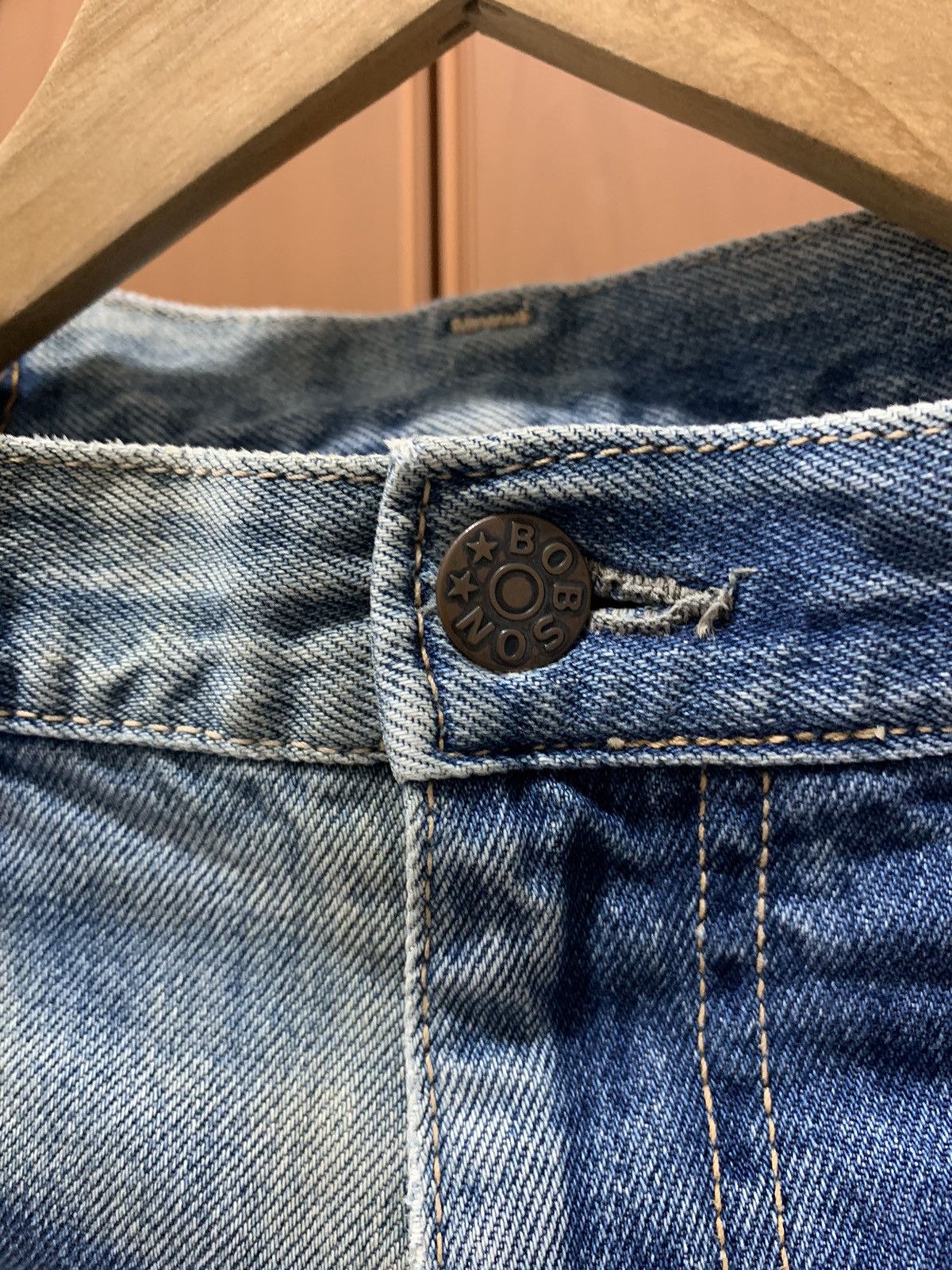 Japanese Brand Vintage Bobson Japan Faded denim jeans Size US 30 / EU 46 - 6 Thumbnail