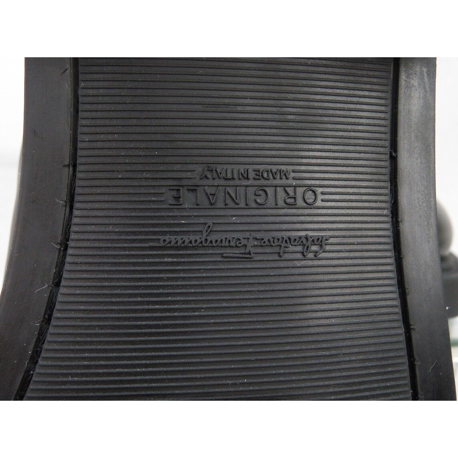 Salvatore Ferragamo NEW IGLESIAS BLACK LEATHER GANCINI LOGO COMBAT BOOTS 9.5 EE Size US 9.5 / EU 42-43 - 10 Thumbnail