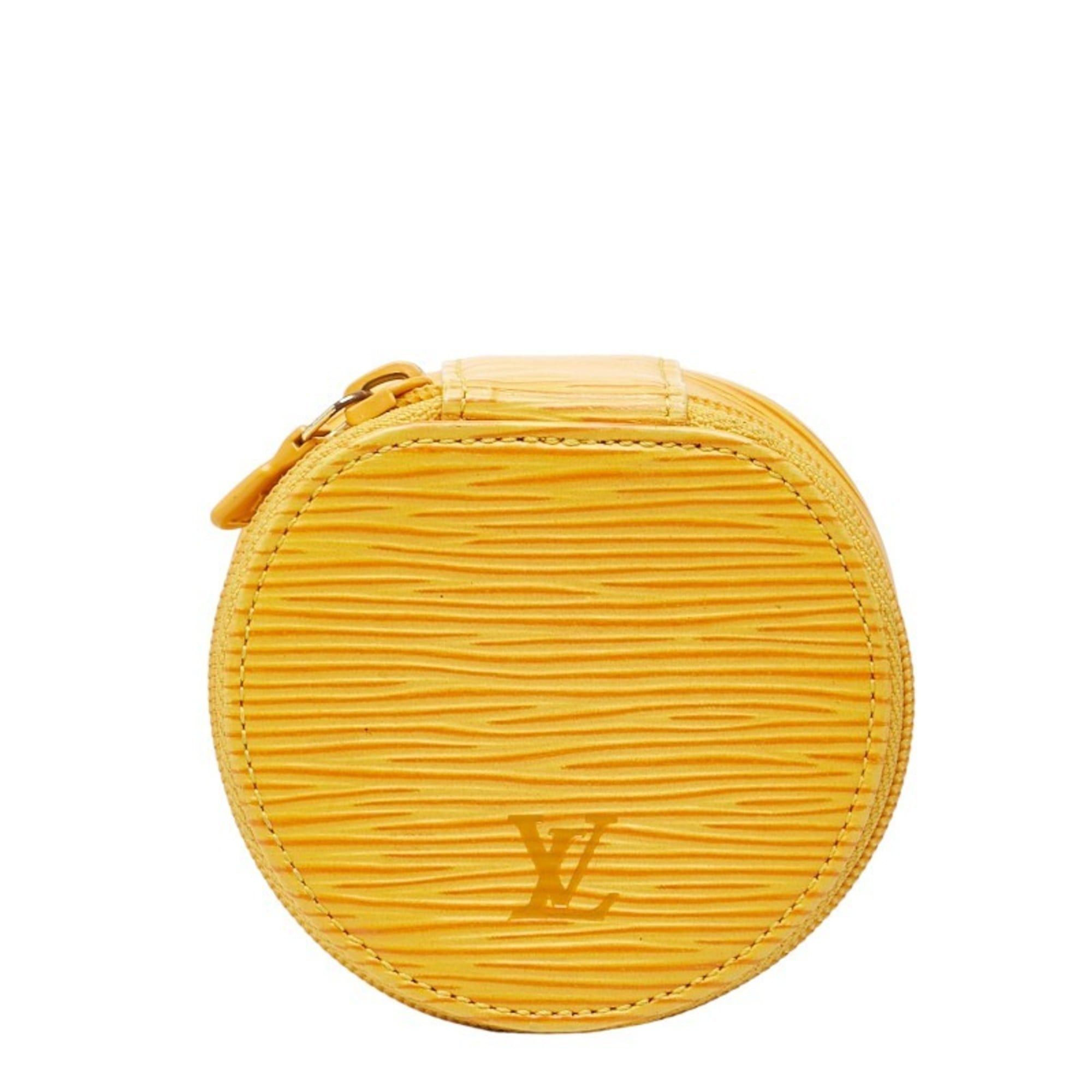 Louis Vuitton Louis Vuitton Epi Ecran Bijou 8 Pouch Jewelry Case/Accessory Case M48229 Jaune Yellow Leather Women's LOUIS VUITTON Size ONE SIZE - 1 Thumbnail