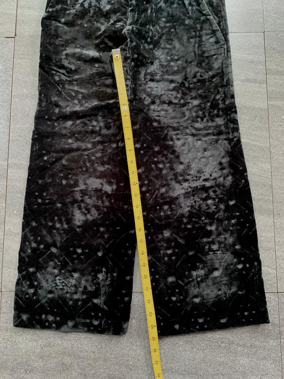 Yohji Yamamoto Velvet Patterned Trousers Size US 29 - 13 Thumbnail