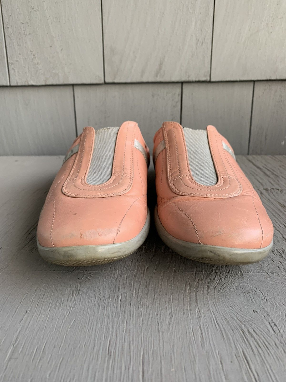 Prada × Vintage 2000s Prada Mules Y2K Sport Slip On Sneaker S/S Sport 3308 Size US 7.5 / IT 37.5 - 7 Thumbnail
