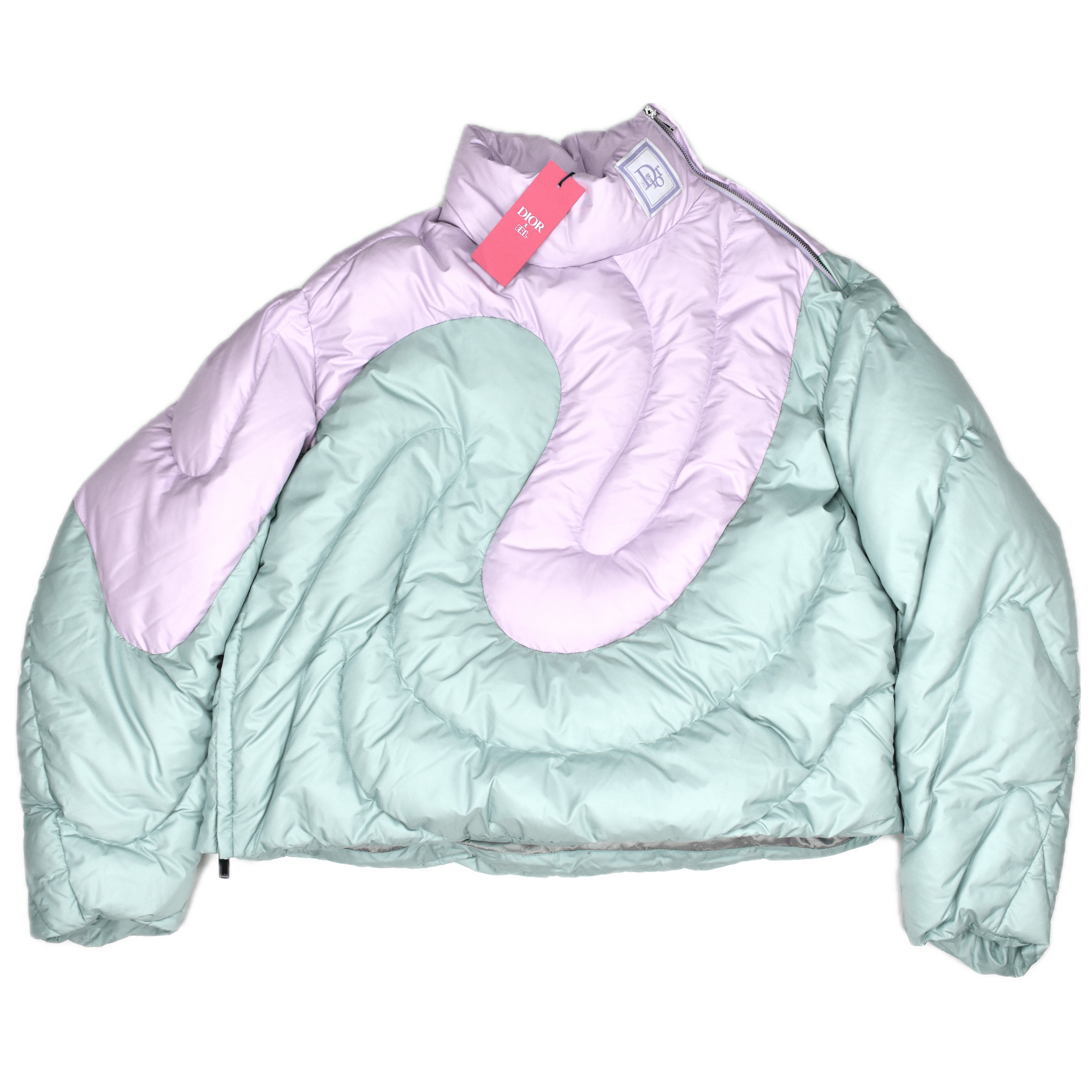 Dior × ERL DIOR x ERL Swirl Quilted Puffer Down Jacket SS23 Size US M / EU 48-50 / 2 - 1 Thumbnail