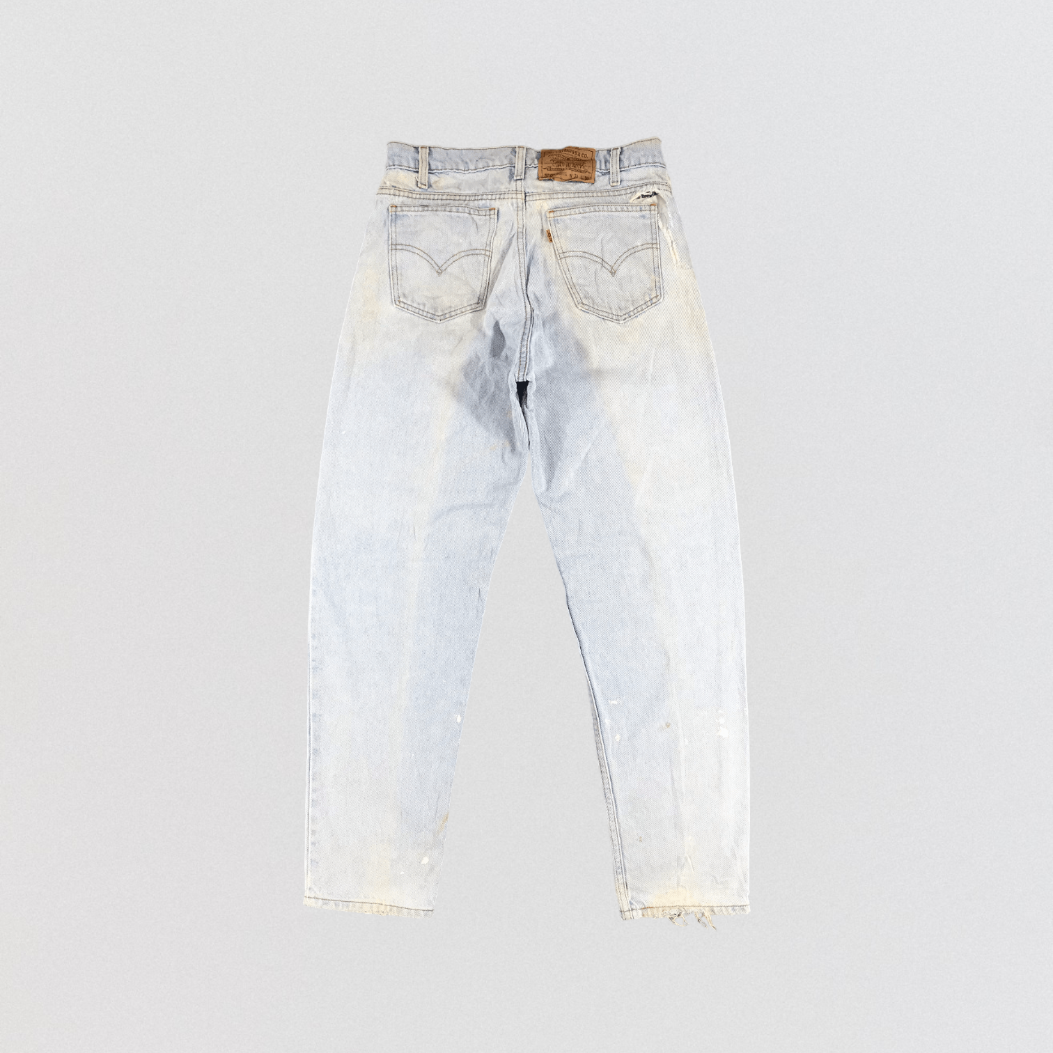 Levi's Vintage Distress Levis 550 Orange Tab Jeans-JM656 Size US 32 / EU 48 - 2 Thumbnail