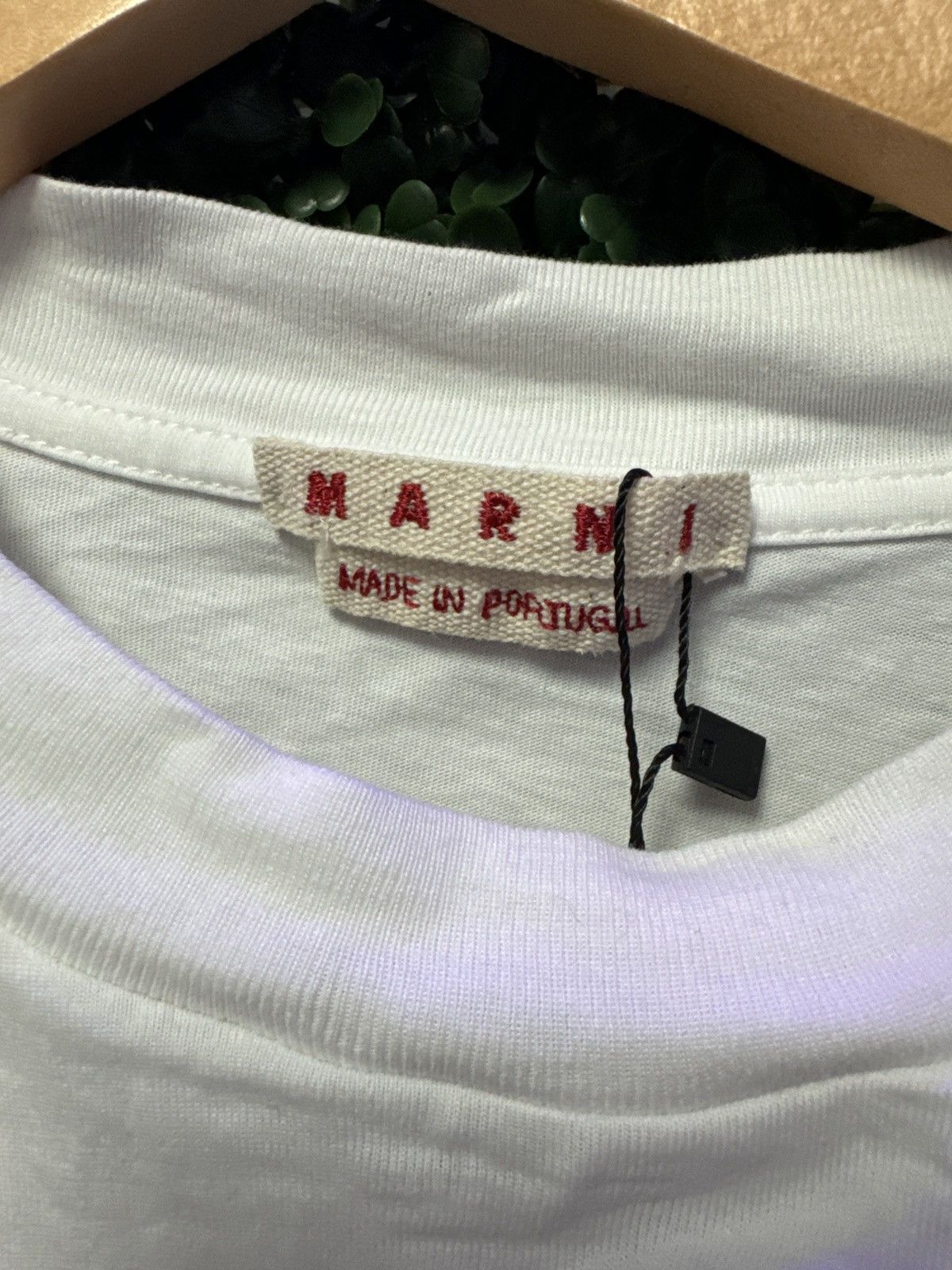 Marni Marni white tee Size US L / EU 52-54 / 3 - 2 Thumbnail