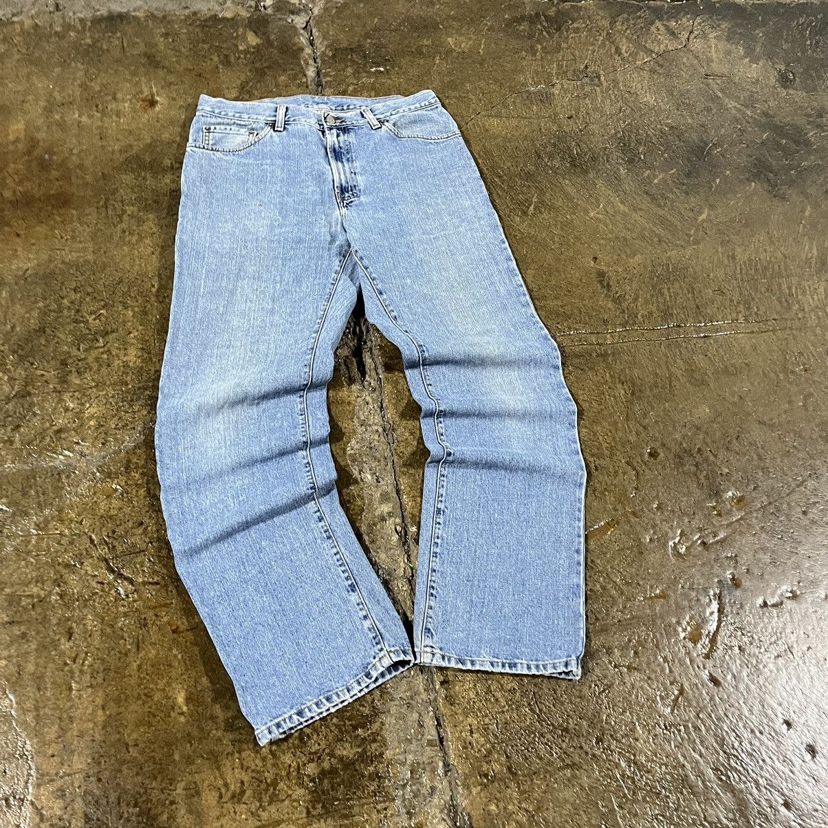 Polo Ralph Lauren × RRL Ralph Lauren × Vintage Polo Ralph Lauren Vintage Y2K Faded Light Wash Jeans Size US 32 / EU 48 - 6 Thumbnail