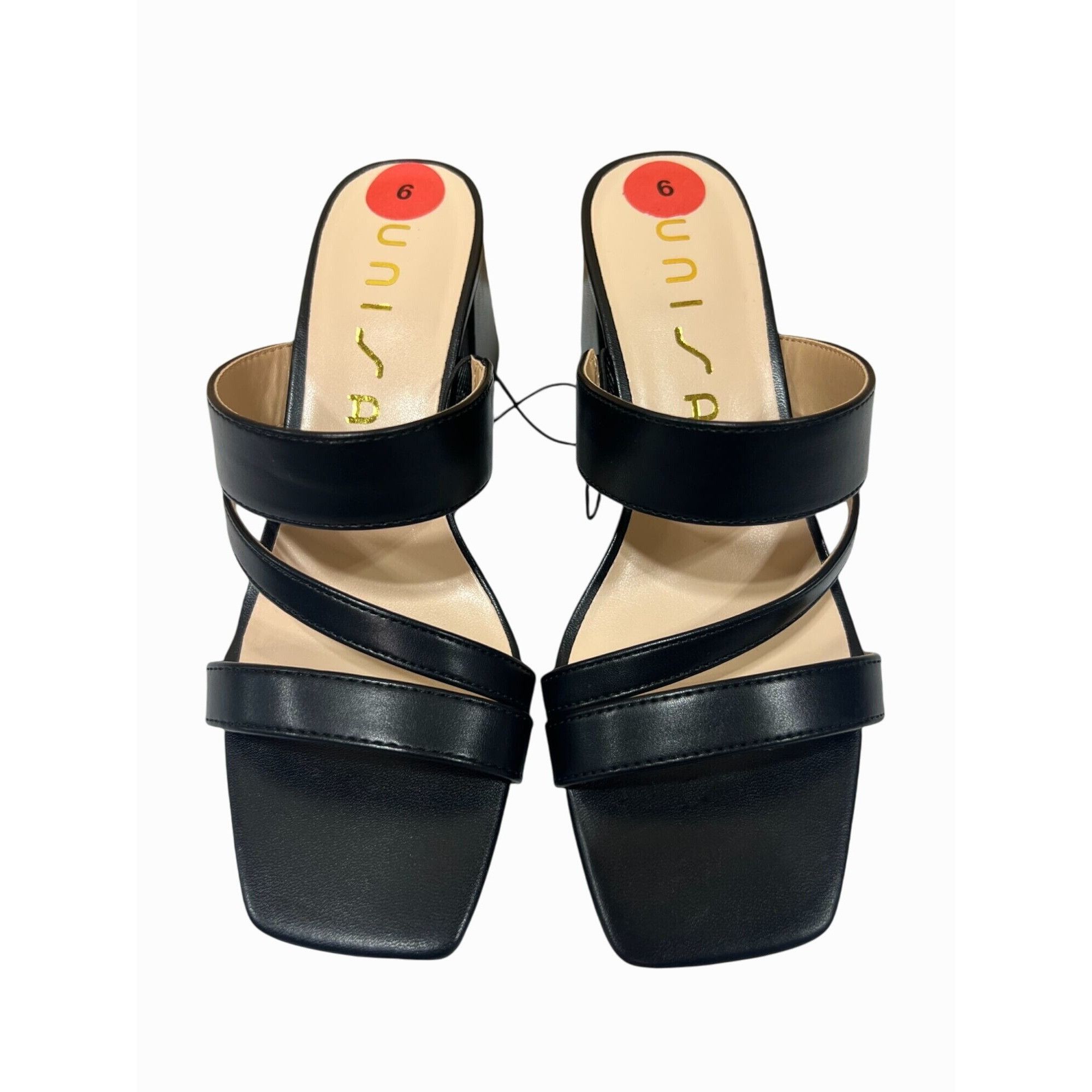 Other Unisa - Women's Square Toe Sandals - Black - # 6 Size US 6 / IT 36 - 1 Thumbnail