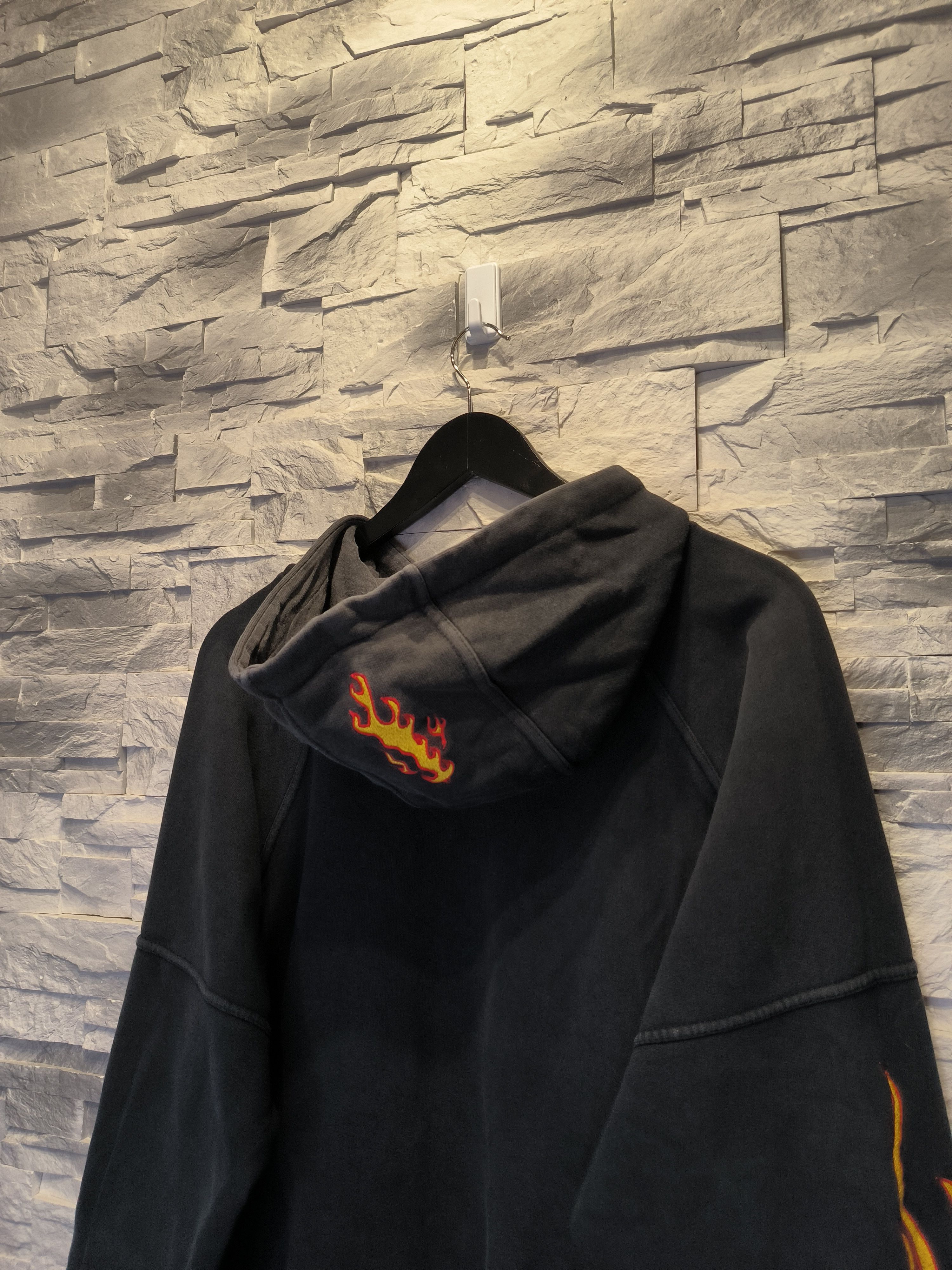Vintage Vintage Death Rider Hoodie Skull Logo Flames Racing Size US M / EU 48-50 / 2 - 5 Thumbnail