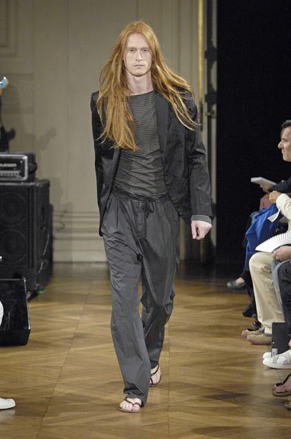 Veronique Branquinho Runway silk smoking blazer SS08.Like Carol Christian Poell Size US L / EU 52-54 / 3 - 2 Thumbnail