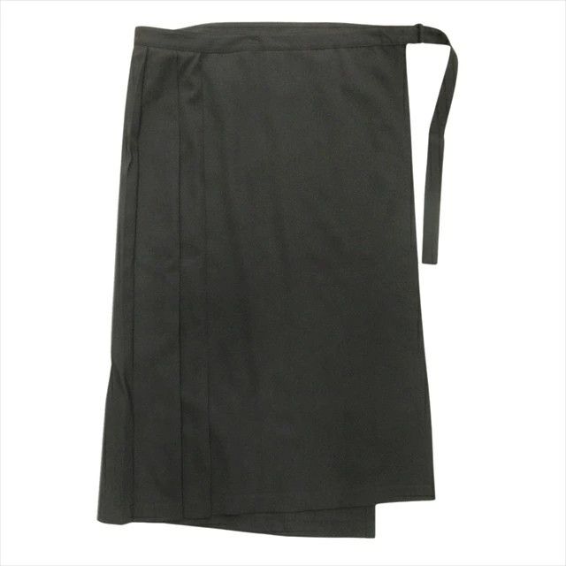 Yohji Yamamoto yohji yamamoto 23ss pleated vent wrap cloth wrap skirt Size US 36 / EU 52 - 1 Thumbnail