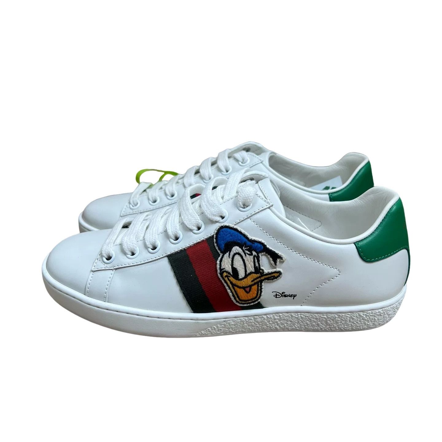 Gucci Gucci x Disney Donald Duck Ace Sneakers 35.5 Size US 5.5 / IT 35.5 - 1 Thumbnail