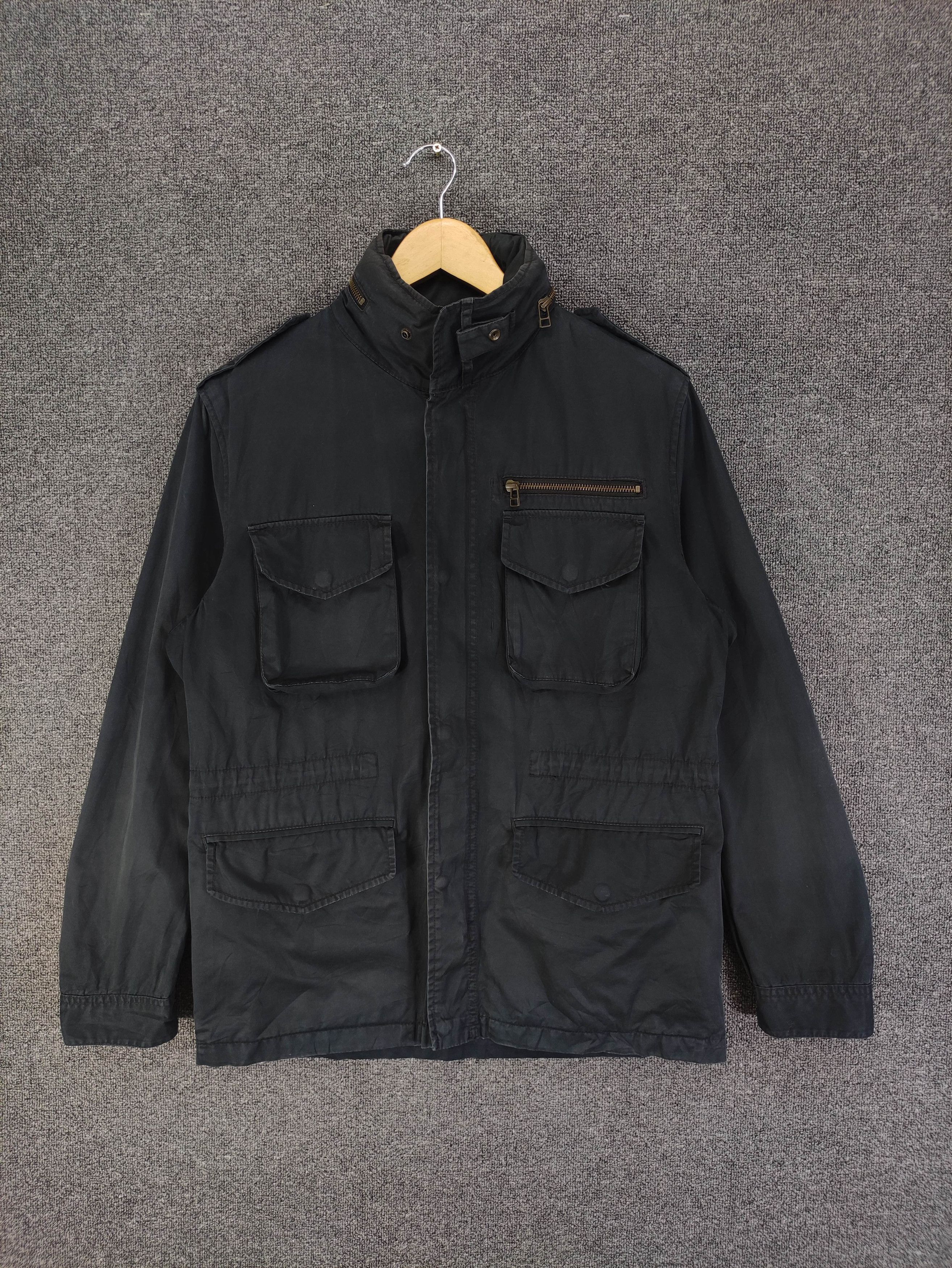 Japanese Brand Vintage Ikka M 65 Field Jacket With Hoodie Zipper Size US M / EU 48-50 / 2 - 1 Thumbnail