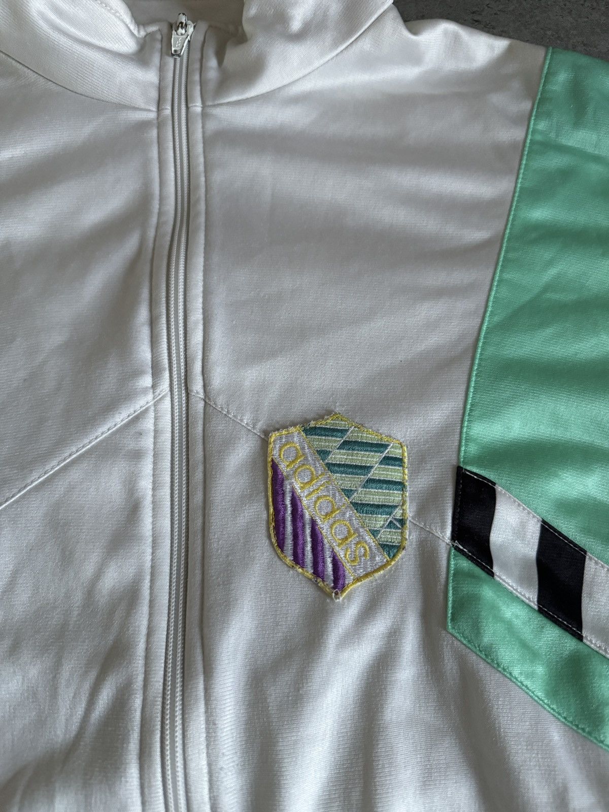 Adidas × Vintage Adidas 90s Vintage zip Tracksuit Rap Skate Boxy fit Y2K Size US M / EU 48-50 / 2 - 4 Thumbnail