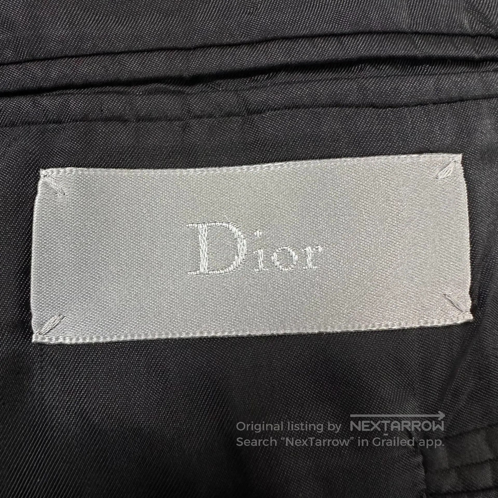 Dior Dior Black Peak Lapel Wool Suit. Size US M / EU 48-50 / 2 - 4 Thumbnail