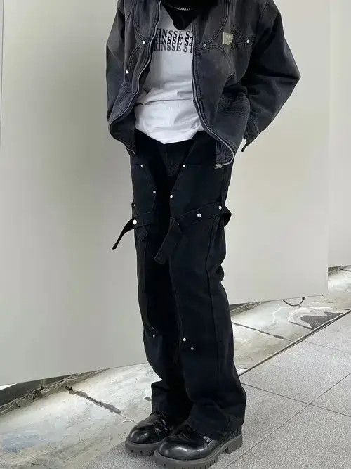 Other punk double knee carpenter pants Size US 32 / EU 48 - 3 Thumbnail