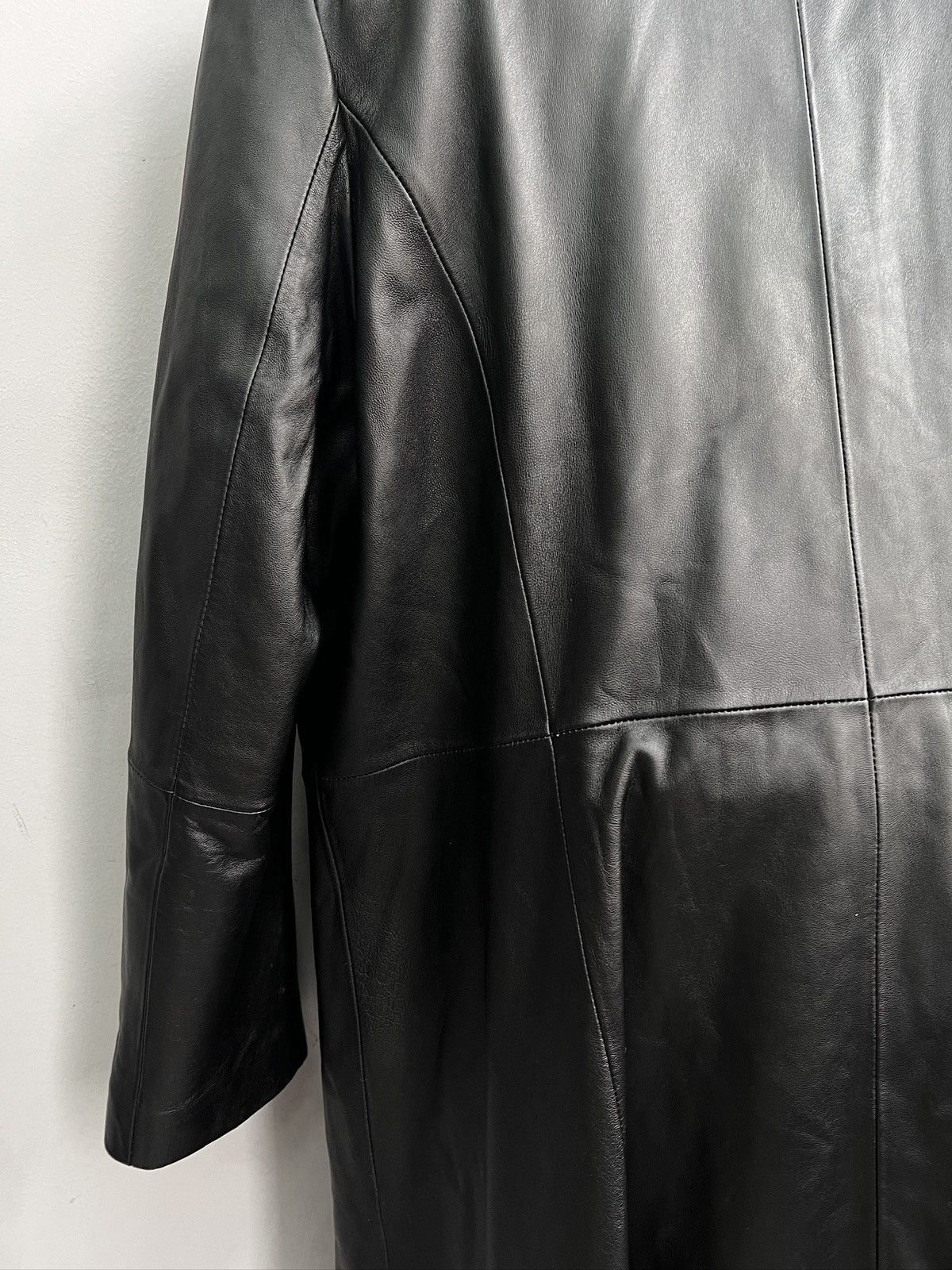 14th Addiction Gothic style balenciaga long leather coat y2k Size US L / EU 52-54 / 3 - 10 Thumbnail