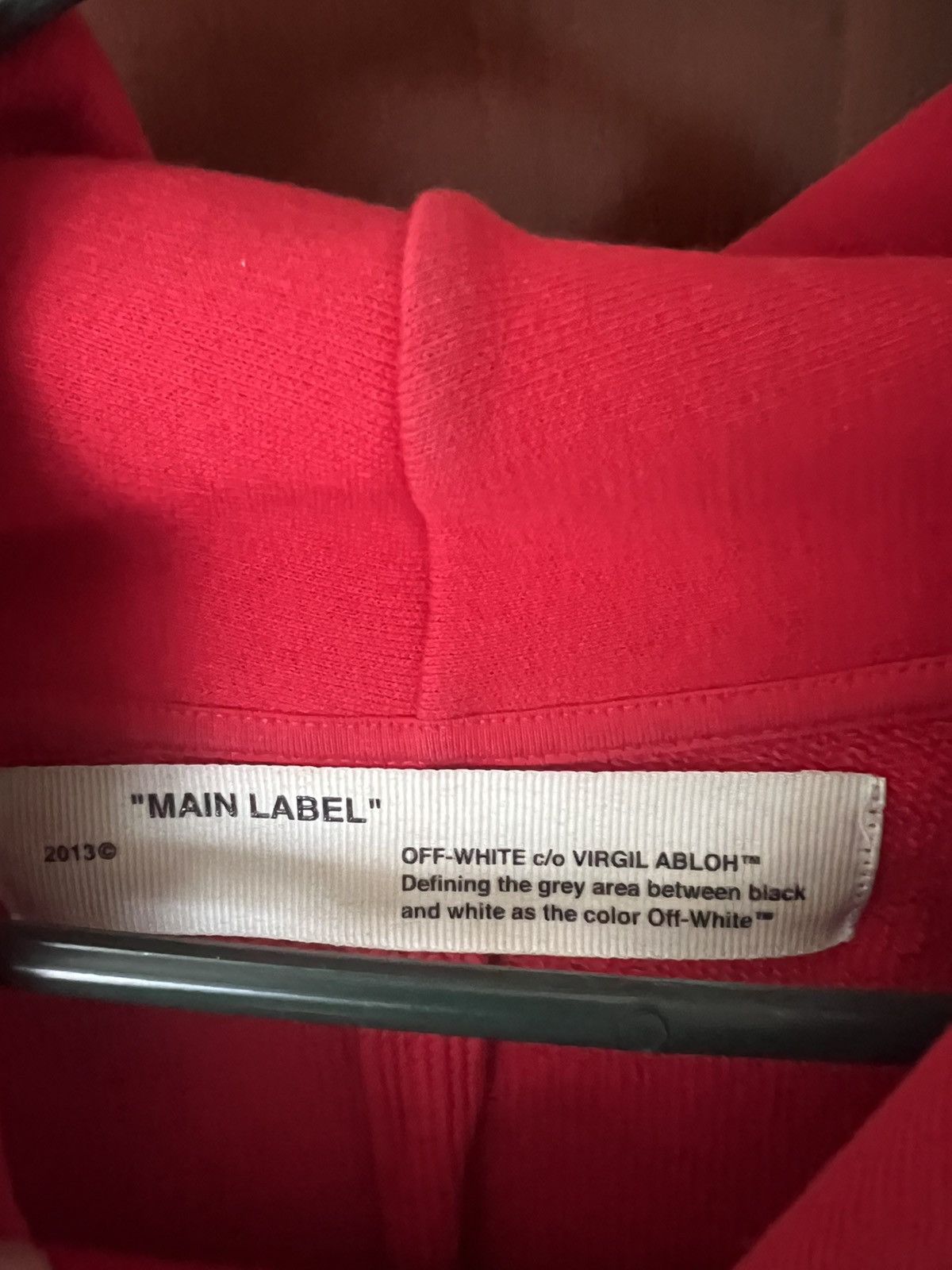 Off-White Off White Red Mona Lisa Hoodie Size US XXS / EU 40 - 5 Thumbnail