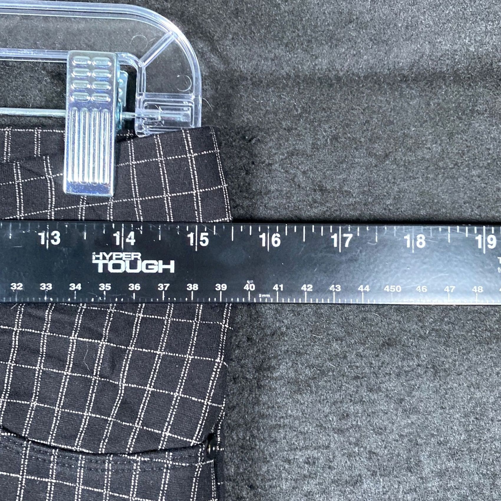 Vintage Seven7 Womens Pants Black Windowpane Plaid Pull On Jeggings Crop Stretch M Pants Size 30" / US 8 / IT 44 - 6 Thumbnail