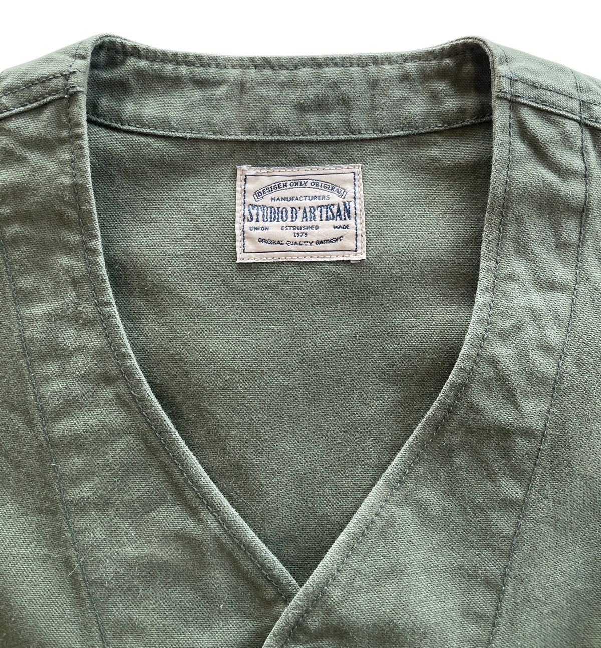 Studio D'Artisan Studio D'artisan Duck Canvas Vest Size US M / EU 48-50 / 2 - 4 Thumbnail