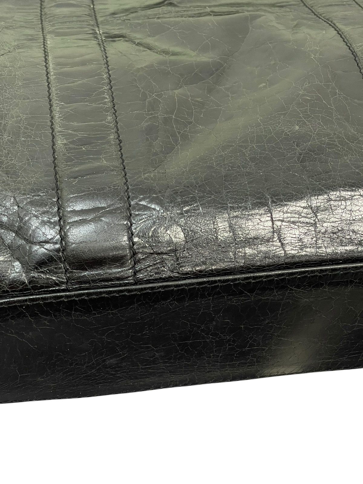 Genuine Leather Full Leather Patina F. Clio Italy Brief Bag 1🟩7 Size ONE SIZE - 5 Thumbnail