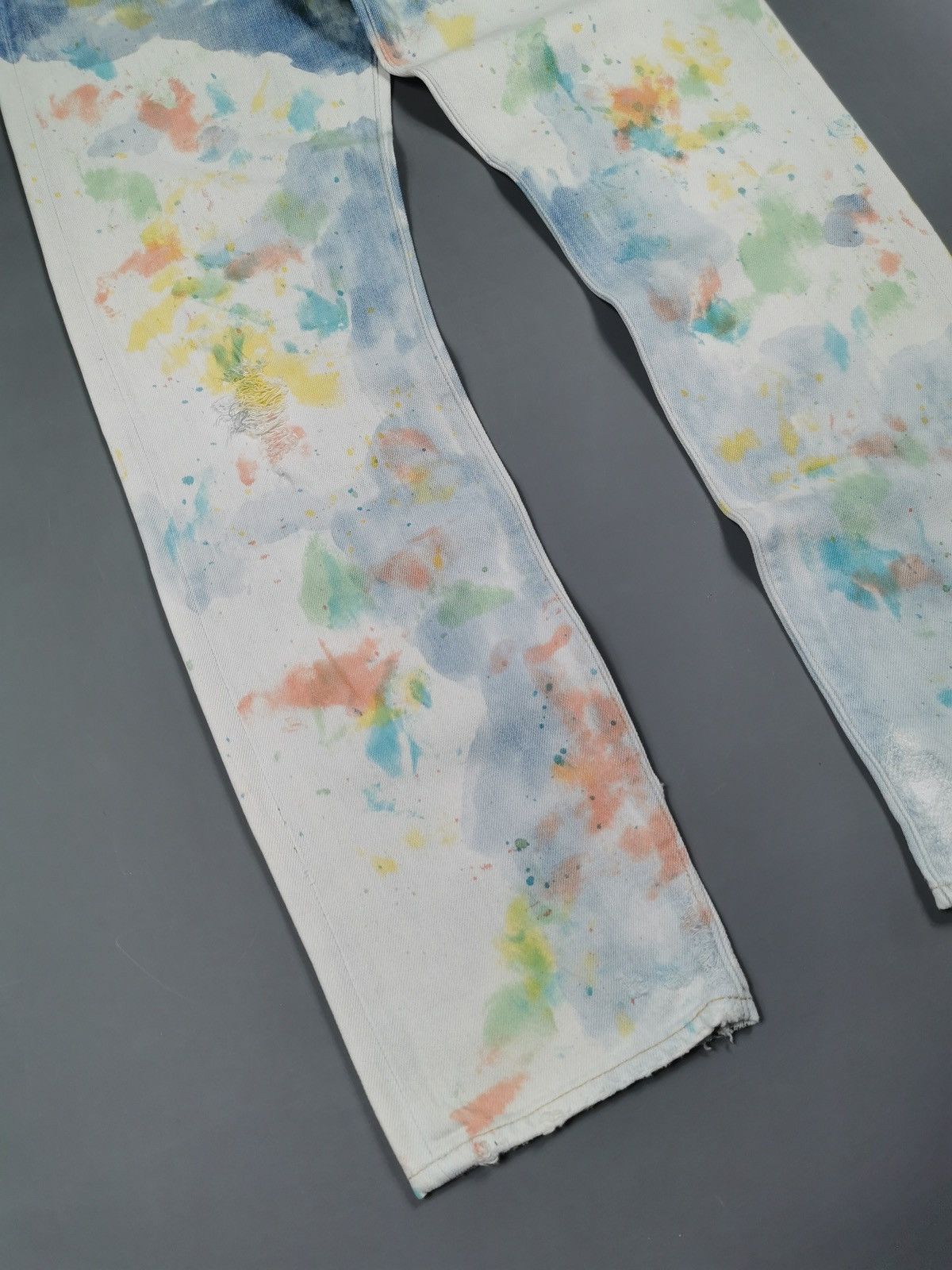 Japanese Brand RNA Japan Water Paint Denim Jeans Size US 30 / EU 46 - 4 Thumbnail