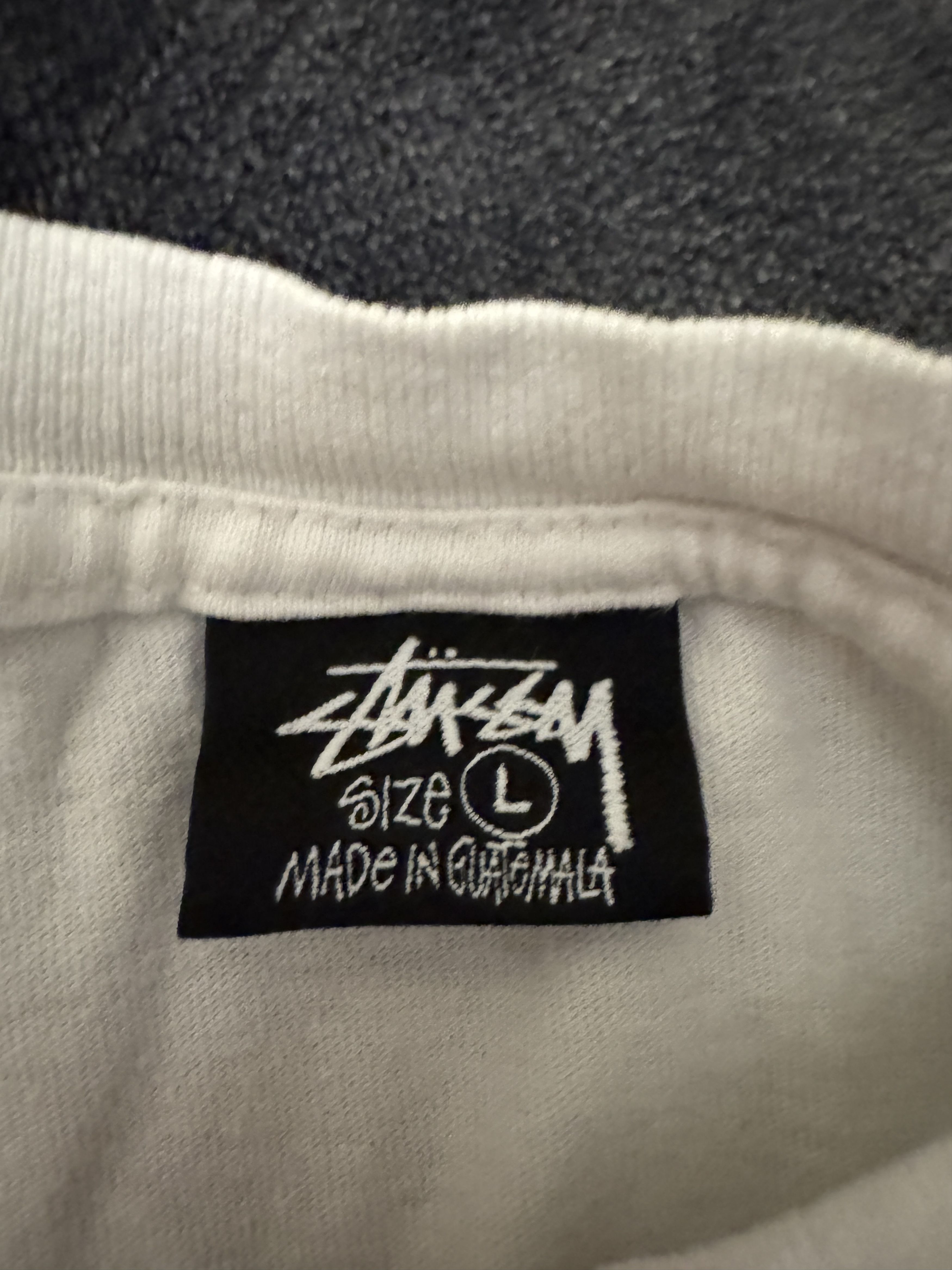 Stussy Plain White Stussy Logo T-Shirt Size US L / EU 52-54 / 3 - 3 Thumbnail