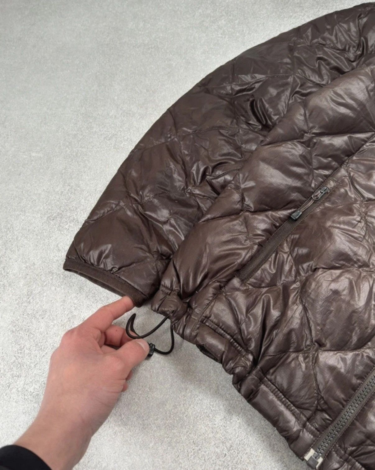 The North Face The North Face 600 Brown Micro Puffer Down Jacket Woman Size L / US 10 / IT 46 - 7 Thumbnail