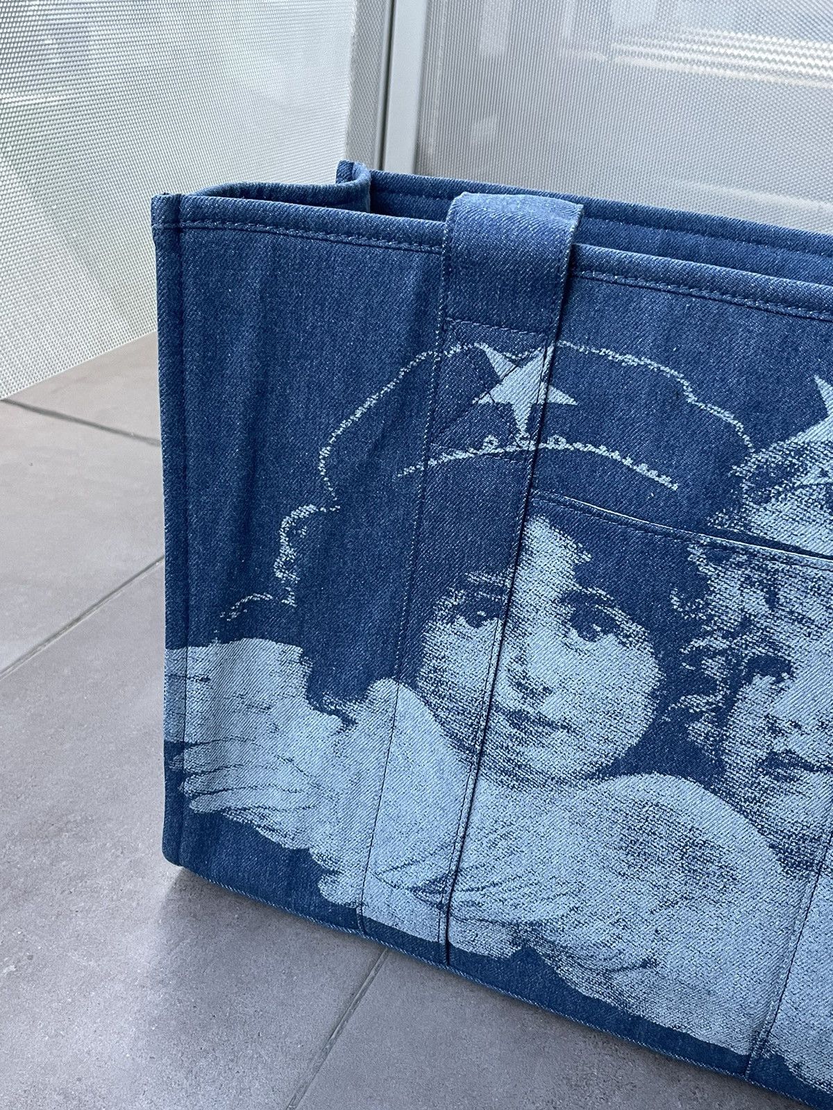 Fiorucci !DS! SS23 Fiorucci Angels Denim Blue Shopper Bag Size ONE SIZE - 10 Thumbnail