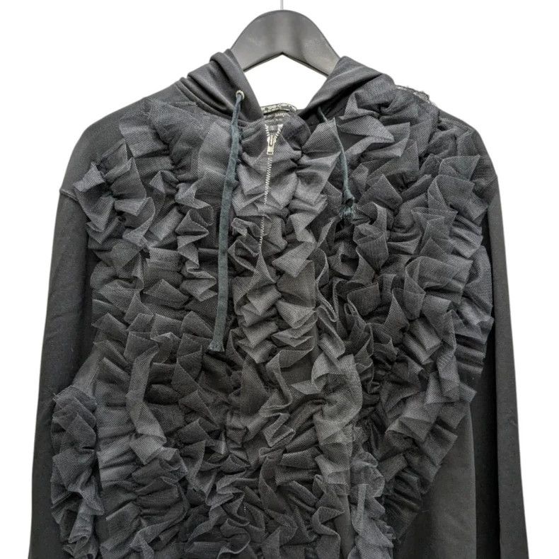 Comme des Garcons Comme Des Garcons Layered Tulle Zip Hoodie Size L / US 10 / IT 46 - 2 Thumbnail