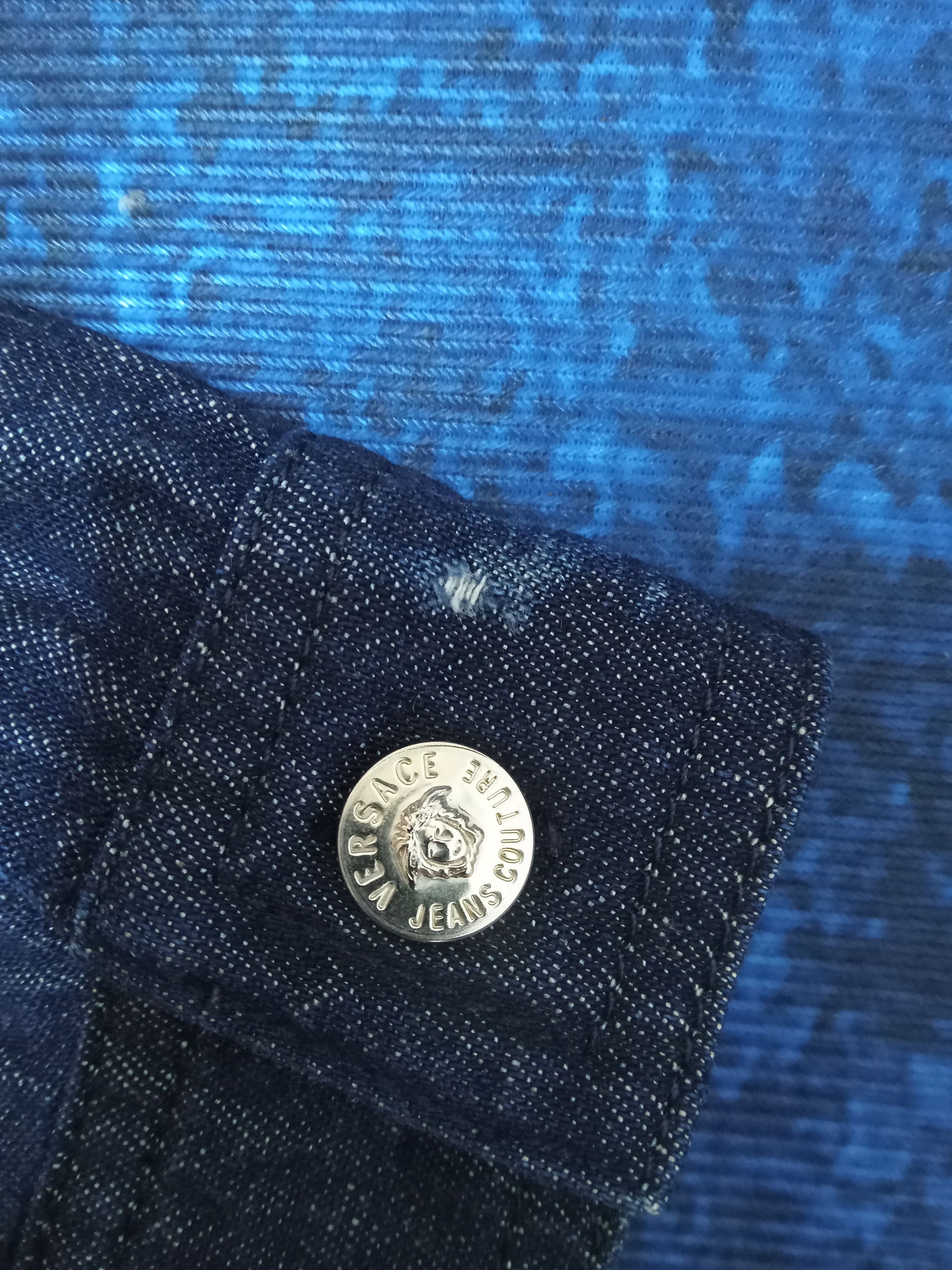 Versace Jeans Couture Versace Jeans Couture Denim Jacket Size M / US 6-8 / IT 42-44 - 13 Thumbnail
