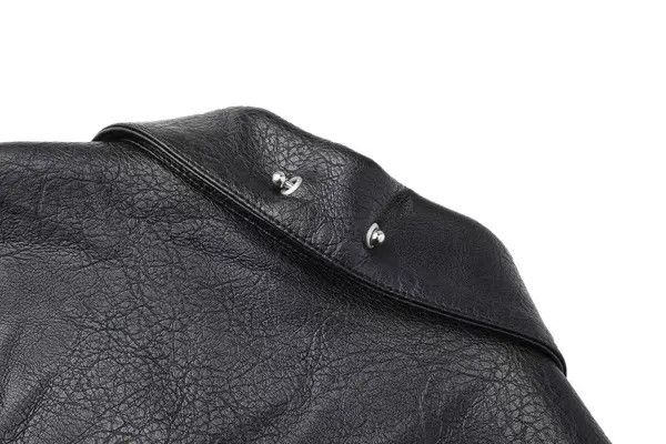 VIBE Vintage Street Punk Button Down PU Leather Jacket Coat Size US L / EU 52-54 / 3 - 8 Thumbnail