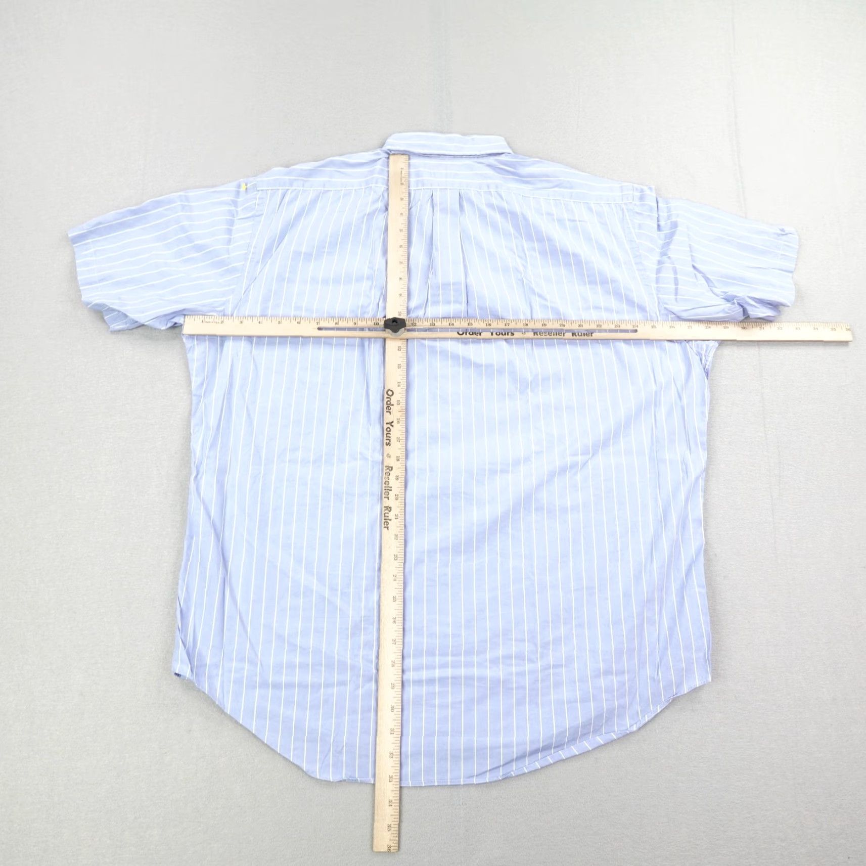 Ralph Lauren VINTAGE Ralph Lauren Shirt Mens XL Blue White Striped Classic Fit Button-Down Casual Business Workwear Size US XL / EU 56 / 4 - 5 Thumbnail