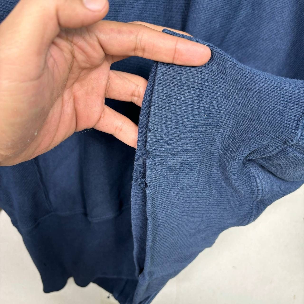 Champion Vintage Champion Reverse Weave Snap Button Jacket Navy Blue Size US L / EU 52-54 / 3 - 10 Thumbnail